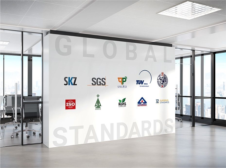 Green's Windows Quality Certifications - ISO, CE, BIS Standards