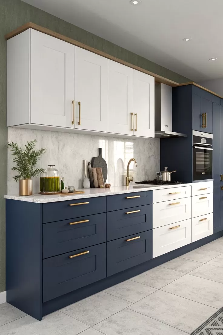 Straight Kitchen - Modern Interior Design by Green's Windows